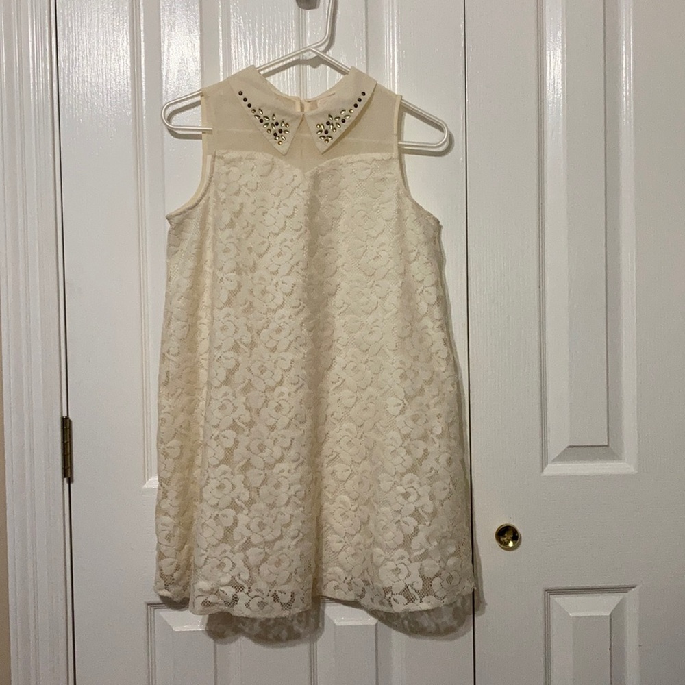 Cream colored dress